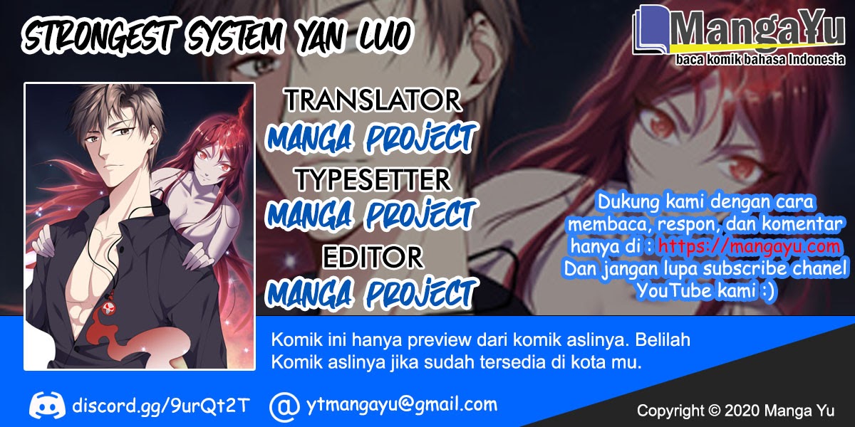 Strongest System Yan Luo Chapter 68 Bahasa Indonesia